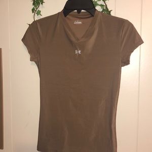 UA brown stretch shirt